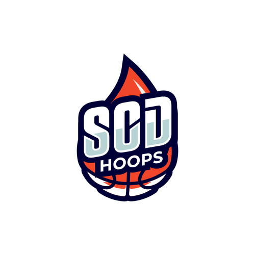 Basketball Logo for Team 'SCD Hoops' - Your Winning Logo Featured on Major Sports Network Design by DWRD