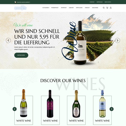 Web page design contest entry by MercClass