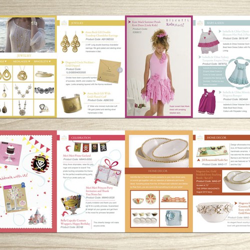 Create New Brochure for Emily's Collection: An Online Unique and Luxury Gift Boutique  Design by itsdobi