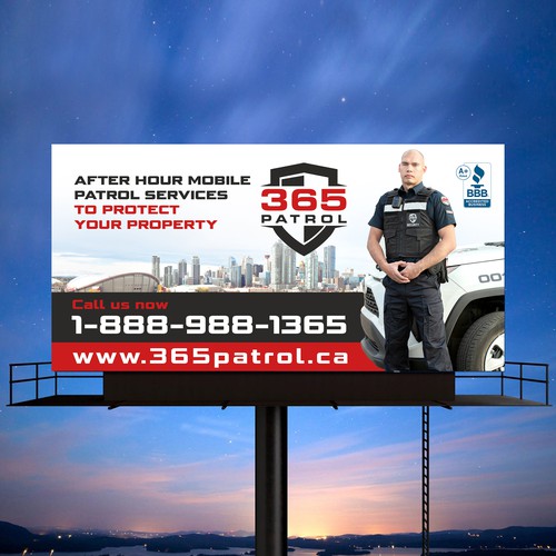 I need a billboard design for a Security Guard Company Design by isuk