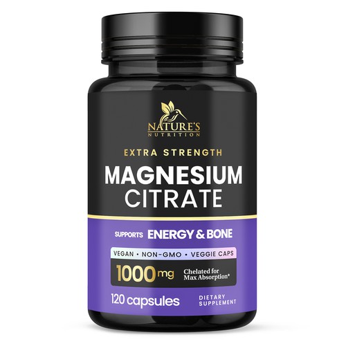 Premium Magnesium Citrate Design needed for Nature's Nutrition Design by Davi Giolo ★