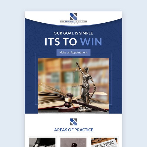 Designs Law Firm Newsletter Template Email contest