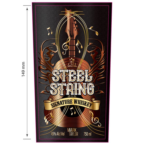 Steel String Signature Whiskey Design by Debdutta*