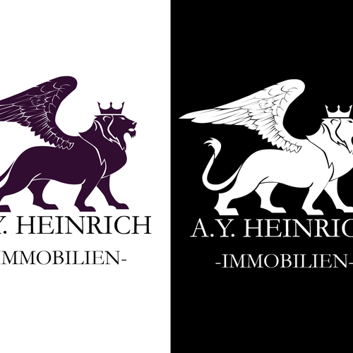 Create A Unic Luxury And Modern Lion Logo For A Y Heinrich Immobilien Logo Design Contest 99designs
