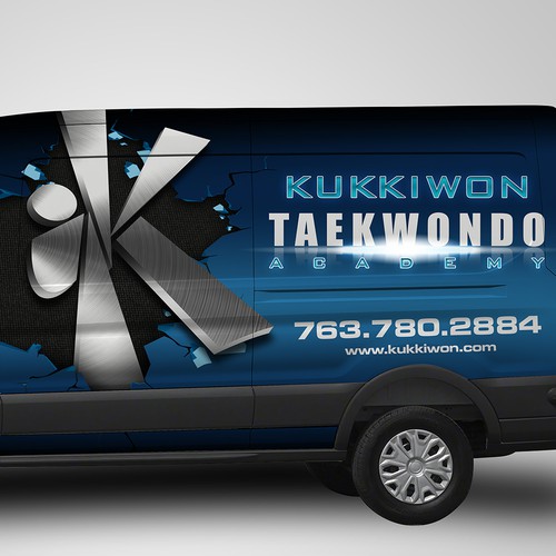 Create car wrap for martial arts van Car, truck or van wrap contest