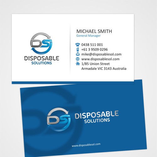 Disposable Solutions  needs a new stationery Design by chilibrand