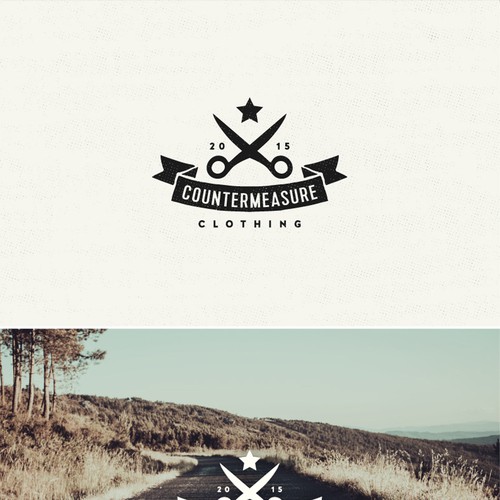 CounterMeasure Clothing needs a sophisticated logo with a hint of rebellion and adventure. デザイン by Gio Tondini