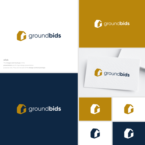 "Logo for GroundBids — AI Landscaping Marketplace" winning Logo & social media pack