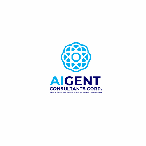 AI Agent Company: Appealing to small to medium sized businesses. Design by Ghouvan