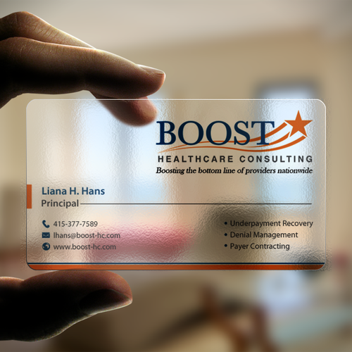 Healthcare Consulting Business Card Business Card Contest 99designs