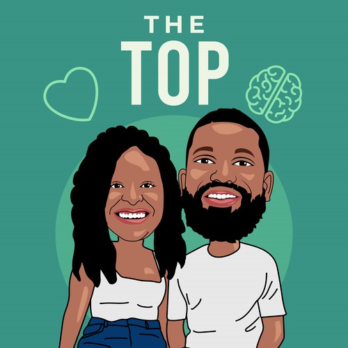 Cover art for relationship podcast! Design by @niteni.design