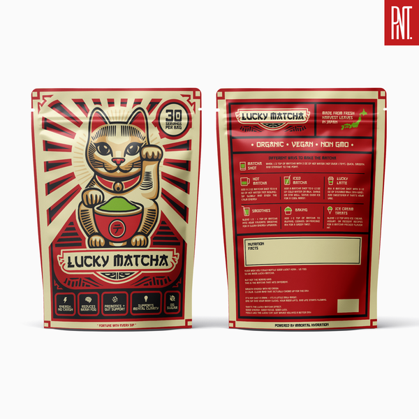 Lucky Matcha Packaging