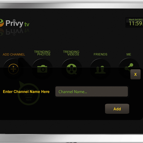 Privy TV Personal Channel Ontwerp door activii