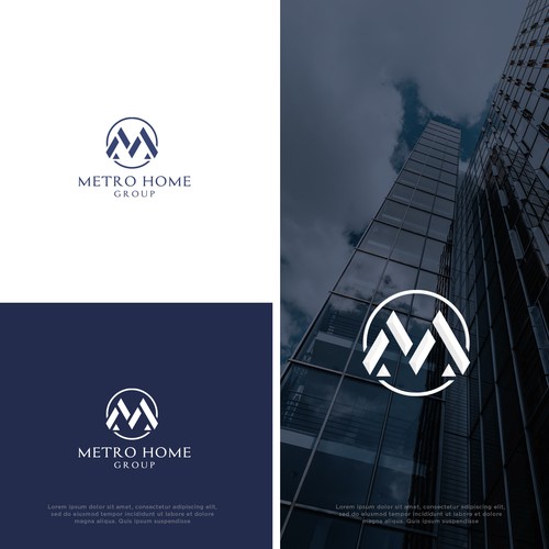 Metro Home Group Real Estate Team Logo Diseño de 84