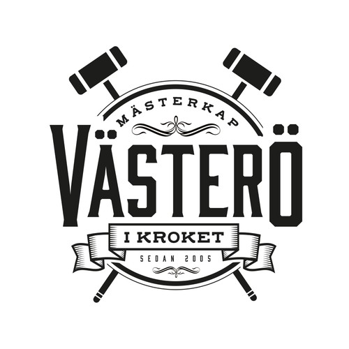 Legendary croquet tournament in Sweden. First logo ever. Looking for unique croquet vibe, creativity, and retro look! Design by TJCD