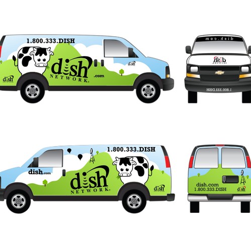 Diseño de V&S 002 ~ REDESIGN THE DISH NETWORK INSTALLATION FLEET de NEX Creative