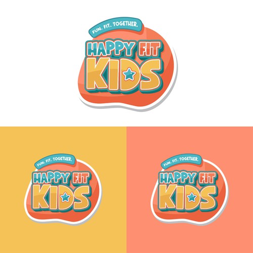 Design a logo for a fun family focused fitness brand. Design by brightoneart