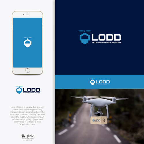 lodd - Design the modern logo of a drone delivery services venture Design by ojietz