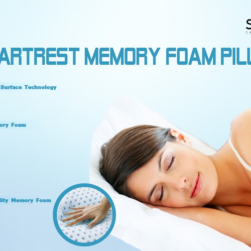 Memory foam pillow from smarter clearance rest