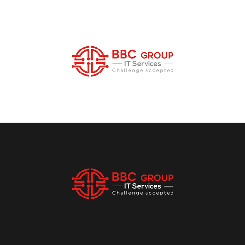 Logo for a leading internal IT Service Provider - Challenge accepted? Design by Alwide