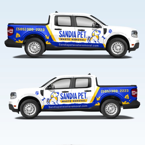 Half Wrap for business fleet vehicles Design by DuhaCreative