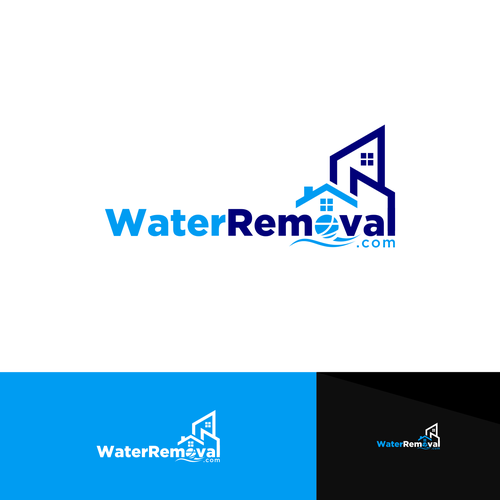 Logo Design For Water Damage Company Diseño de rahajuan