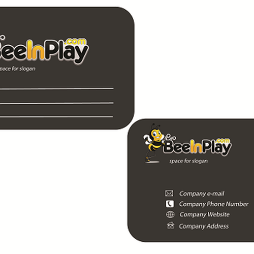Help BeeInPlay with a Business Card Diseño de zaabica