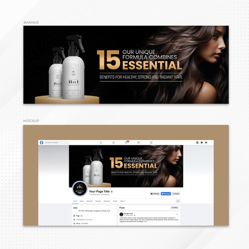 Proposta di design per un contest della categoria Pagina di social media realizzata da David ◉