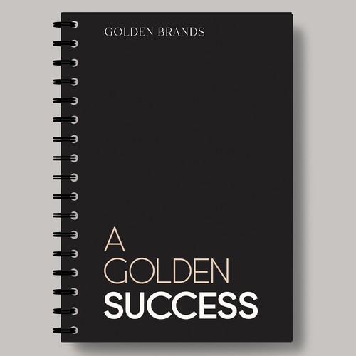 Inspirational Notebook Design for Networking Events for Business Owners Design by CREA CO