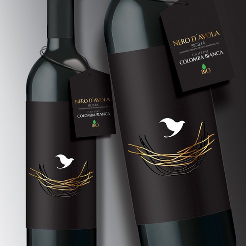 Wine Label Nero d´Avola Design by Debdutta*