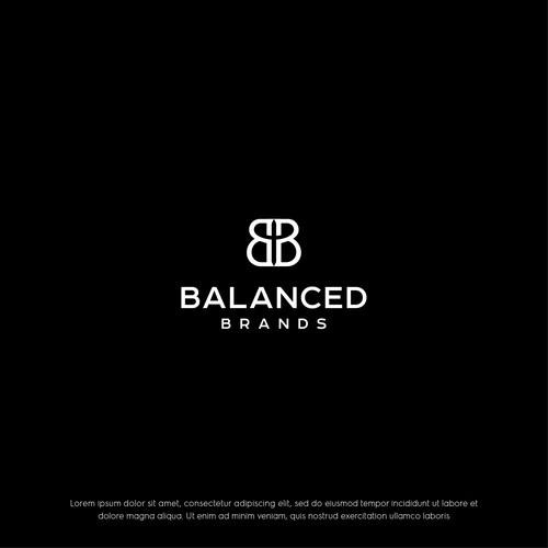 Need a unique Logo for balanced brands an umbrella company that owned and operated unique bars and r Design réalisé par Ajiswn