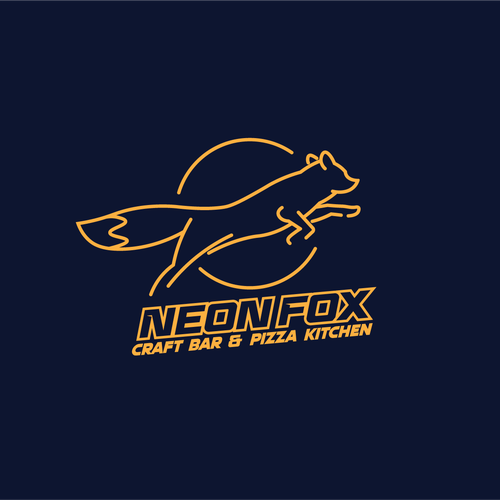 Neon Fox Design by Democomics