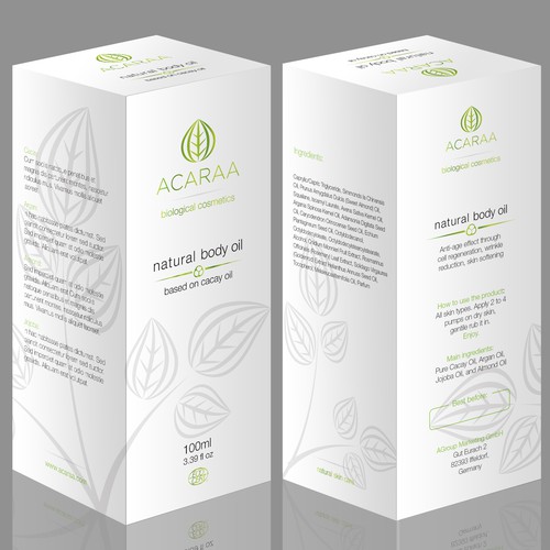 Creative Packaging Design for Natural Cosmetic Line Design by milan.kelecevic