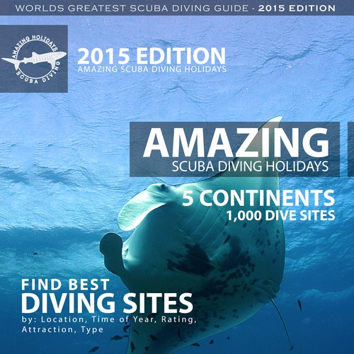 eMagazine/eBook (Scuba Diving Holidays) Cover Design Diseño de Royal Graphics