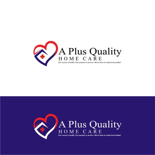 Design a caring logo for A Plus Quality Home Care Réalisé par 123Graphics