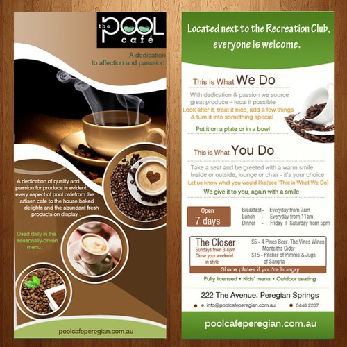 The Pool Cafe, help launch this business Diseño de John Smith007