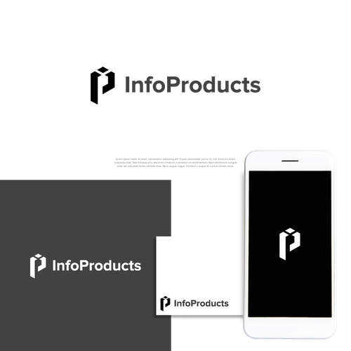 InfoProducts.com - Logo & Branding Design by chand222