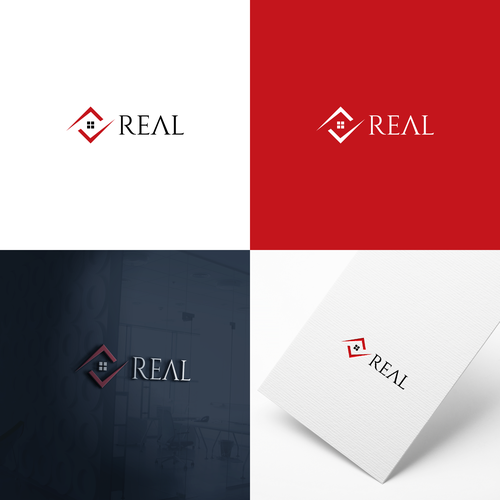 Logo for Real, project management consultancy in luxury real estate and construction Design by Zenius_
