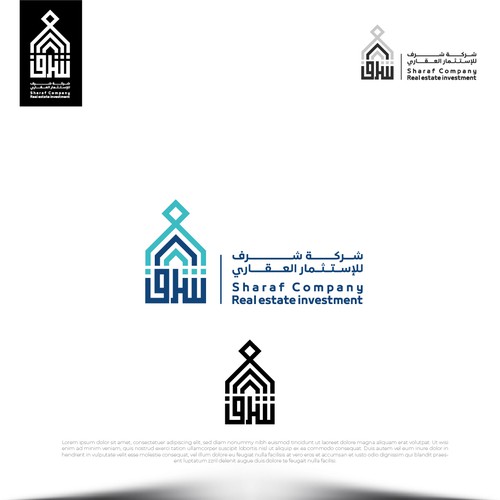 Arabic Real Estate Company Logo Design by ⭐️DRISIGNER™ ⭐️