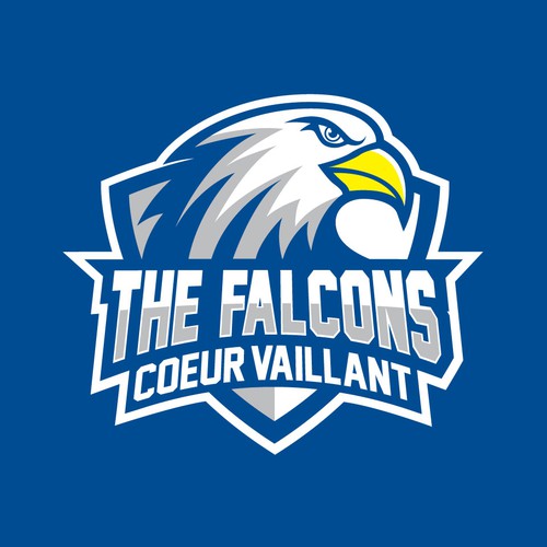 Falcon Basketball  Football logo design, Falcon logo, Logo desing
