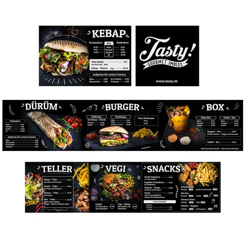 Menuboard for Restaurant Réalisé par MKZ STUDIO