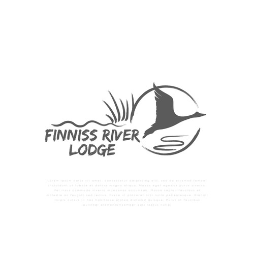 Logo for new Luxury Lodge on a working cattle station in the NT Design by Michael San Diego CA