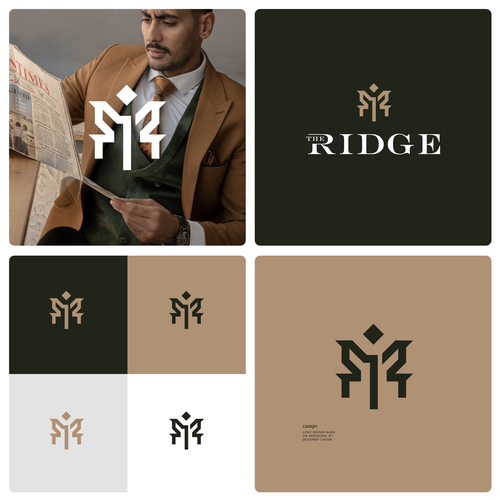 The Ridge Logo Design by casign