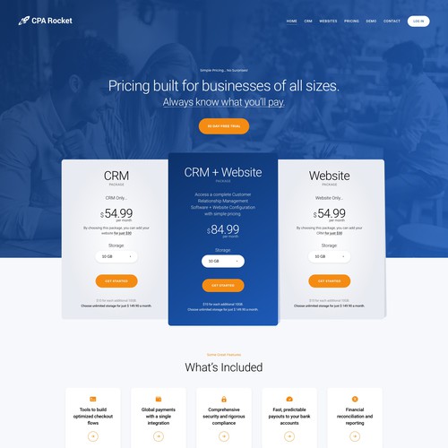 Website Design for our Accounting CRM Software Design von keilaMaria