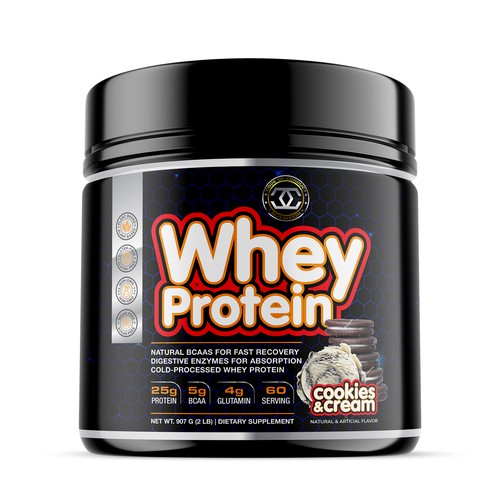 Designs | Protein Label | Product packaging contest