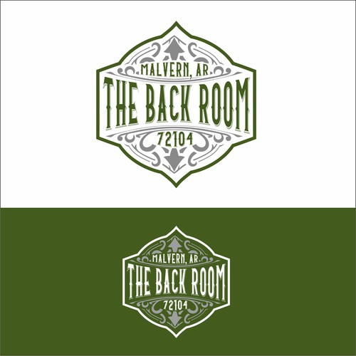 "The Back Room" logo contest for a masculine room in a home decor and gift shop Design by ElShanum Designs