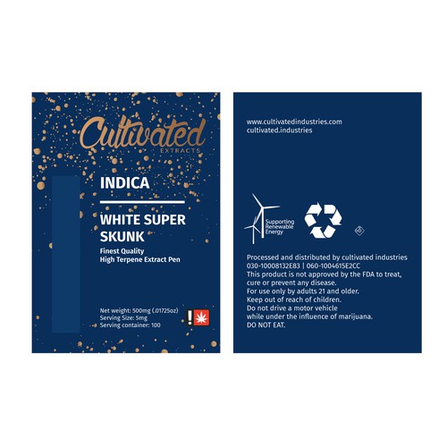 Simple package for vape pen Design by Type K.