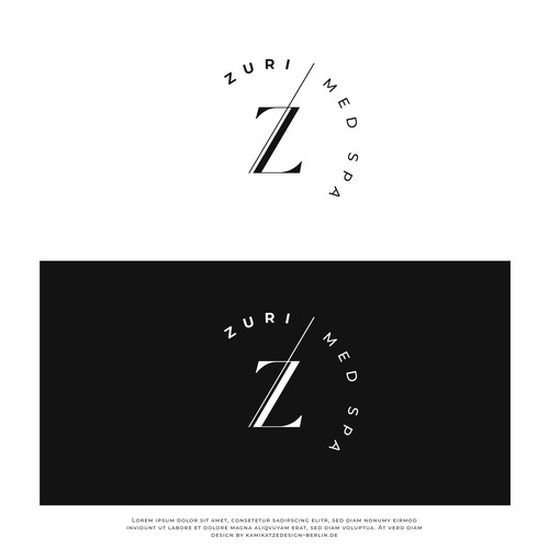 Zuri Med Spa Logo Diseño de KD Berlin