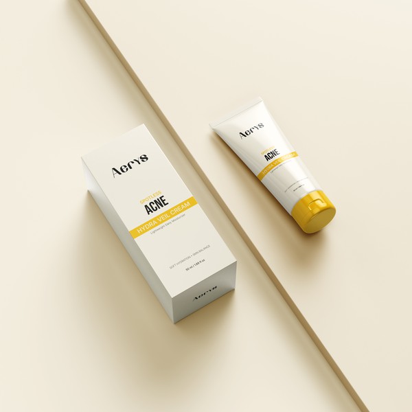 Aerys Skincare: Minimalist Visual Identity for Clinical Acne Solutions