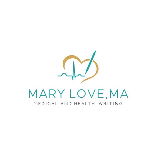 A friendly logo for a writer specializing in medicine & health Design by cozyme28^_^